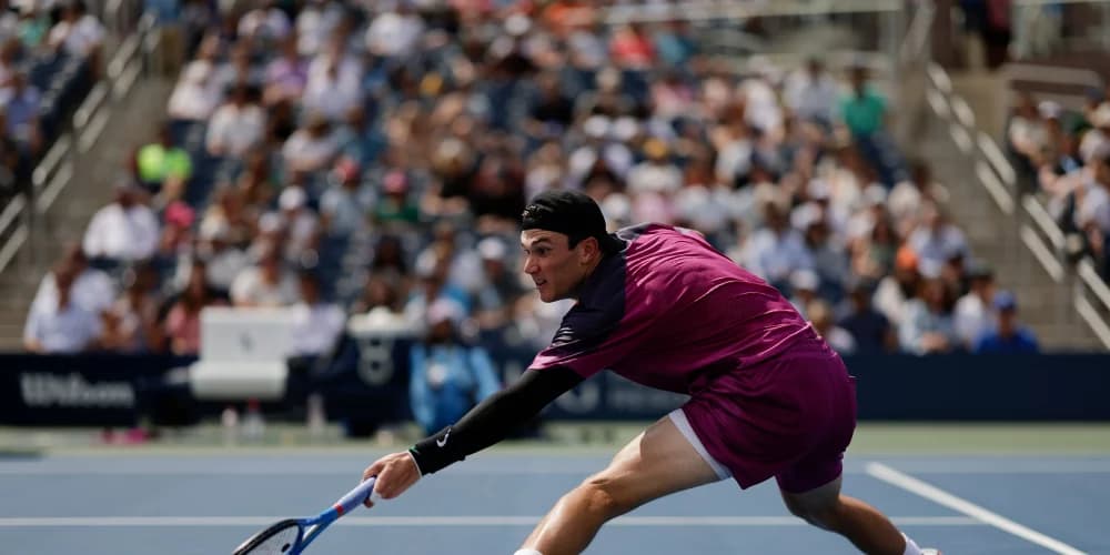 Jack Draper thrashes Tomas Machac to reach first grand slam quarter-final