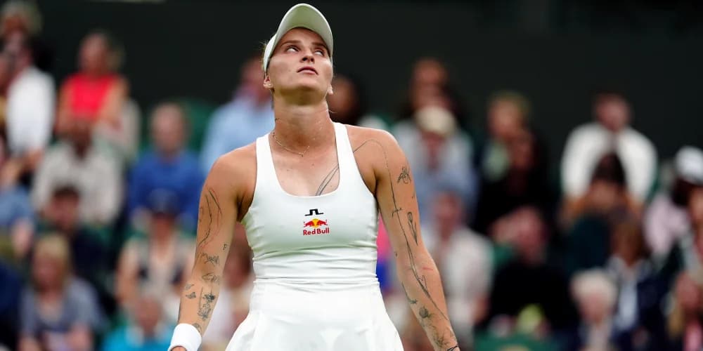 Marketa Vondrousova follows in Steffi Graf’s footsteps with early Wimbledon exit