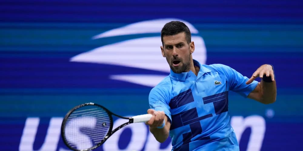 Novak Djokovic defeats fellow countryman Laslo Djere