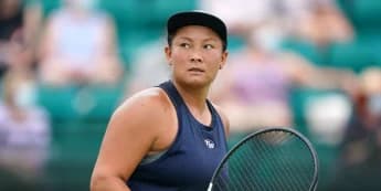 Tara Moore emotional after making Wimbledon return following doping case ordeal
