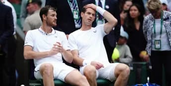 Andy and Jamie Murray beaten in emotional Centre Court doubles clash