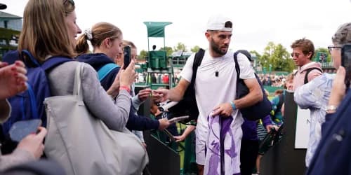 Jacob Fearnley ‘super excited’ for Wimbledon clash with Novak Djokovic