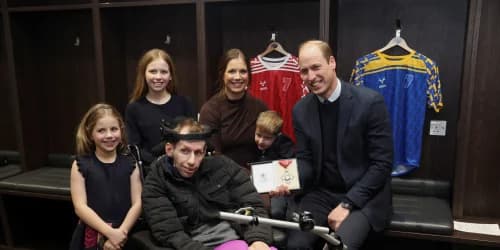 William’s message to Rob Burrow’s family ‘something we will treasure forever’