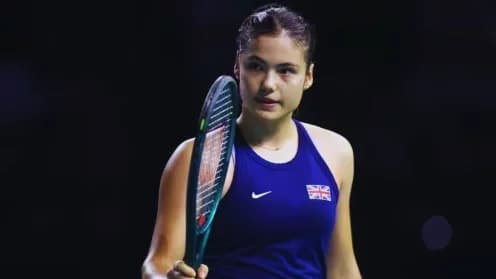 Raducanu Shines in Billie Jean King Cup Quarterfinal Win Raducanu Shines in Billie Jean King Cup Quarterfinal Win