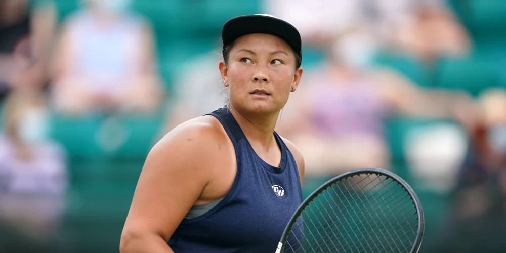 Tara Moore emotional after making Wimbledon return following doping case ordeal